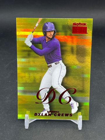 2023 UPPER DECK SKYBOX METAL UNIVERSE CHAMPIONS - PREMIUM RETRO STAR RUBIES - D. CREWS - #RS-10 - #'D/50