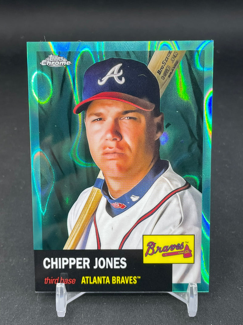 2022 TOPPS CHROME PLATINUM ANNIVERSARY - AQUA LAVA REFRACTOR - C. JONES - #40 - #'D/299