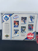1990 UPPER DECK LIMITED EDITION COMMEMORATIVE SERIES - TORONTO MAPLE LEAFS SHEET -