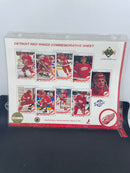 1990 UPPER DECK LIMITED EDITION COMMEMORATIVE SERIES - DETROIT RED WINGS SHEET -