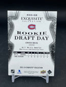 2023 UPPER DECK EXQUISITE - ROOKIE DRAFT DAY - O. BECK - #RDD-OB - #'D/349 - RC