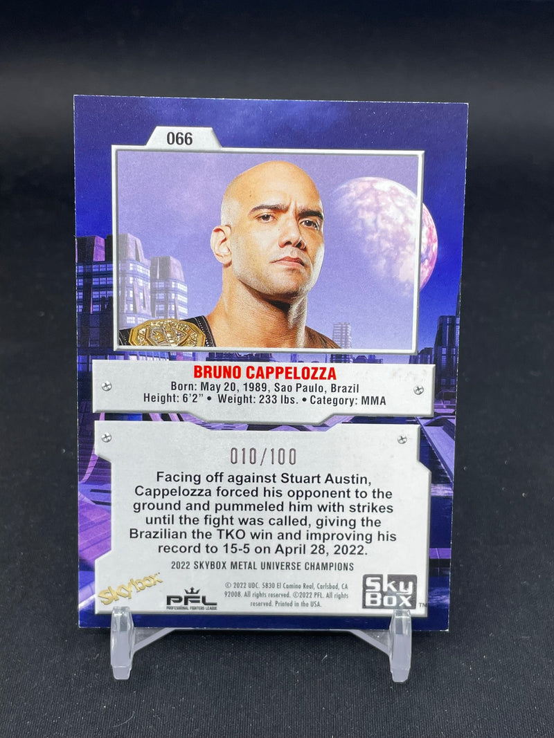 2022 UPPER DECK METAL UNIVERSE SKYBOX - RED PMG - BRUNO CAPPELOZZA - #066 - #'D/100