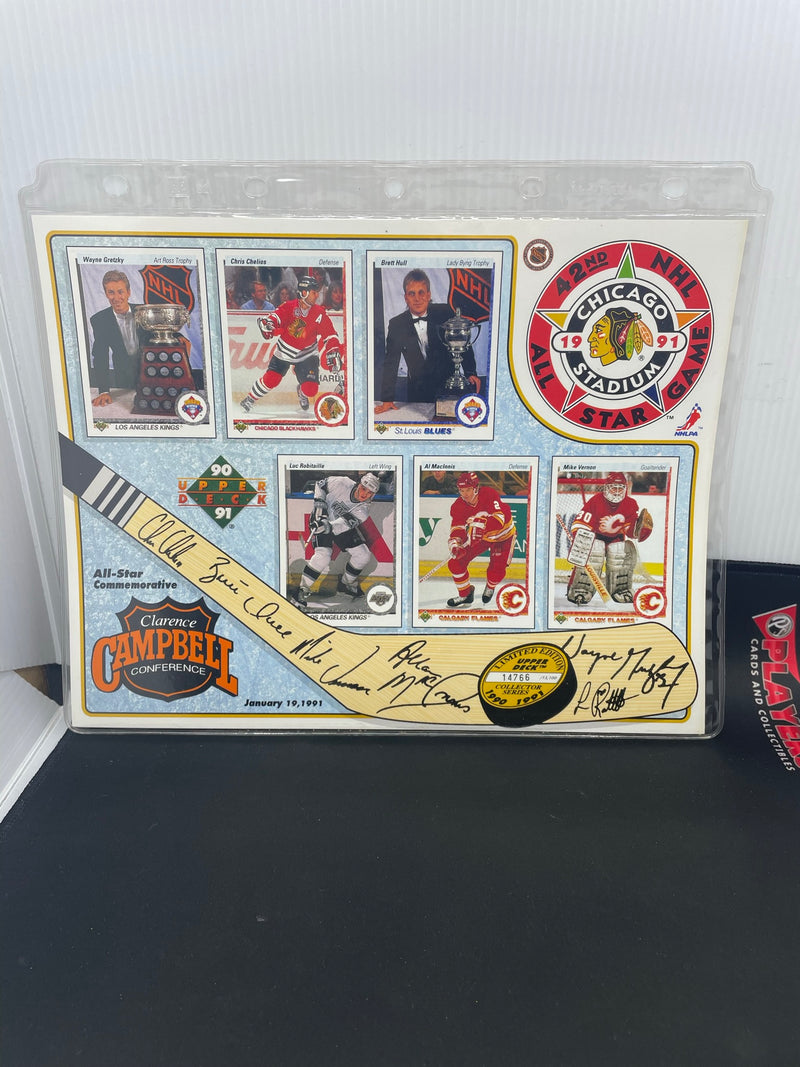 1990 UPPER DECK COMMEMORATIVE SETS - ALL-STAR CHICAGO STADIUM SHEET