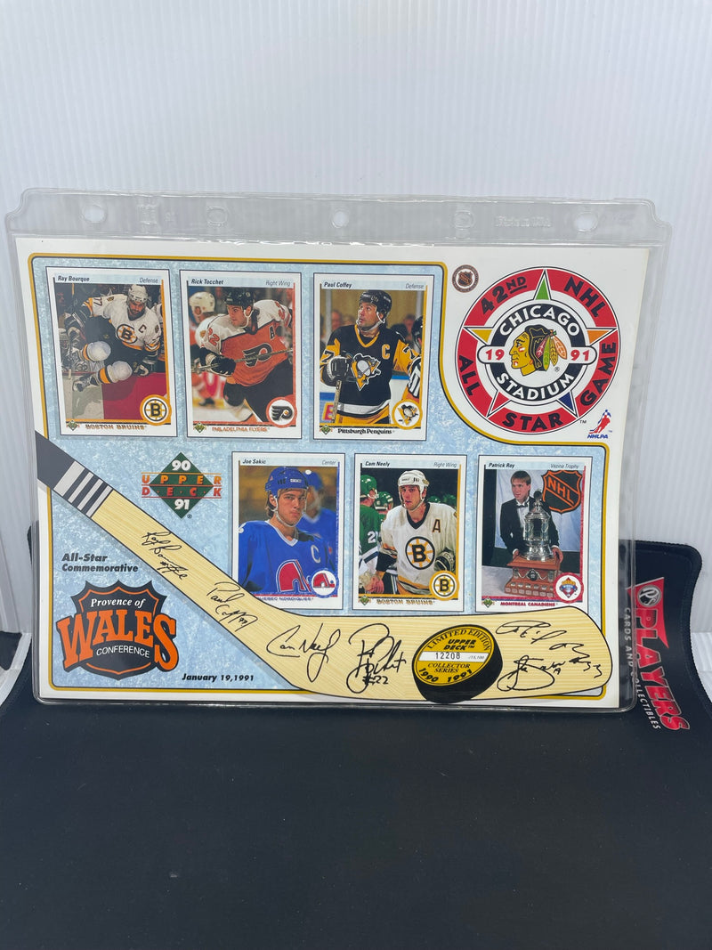 1990 UPPER DECK COMMEMORATIVE SETS - ALL-STAR CHICAGO STADIUM SHEET