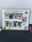 1990 UPPER DECK LIMITED EDITION COMMEMORATIVE SERIES - ST. LOUIS BLUES SHEET -