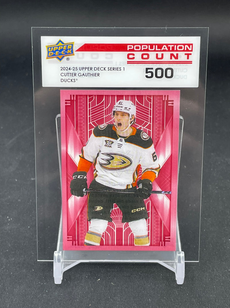 2024 UPPER DECK SERIES ONE - POPULATION COUNT 500 - C. GAUTHIER - #PC-15 - #'D/500