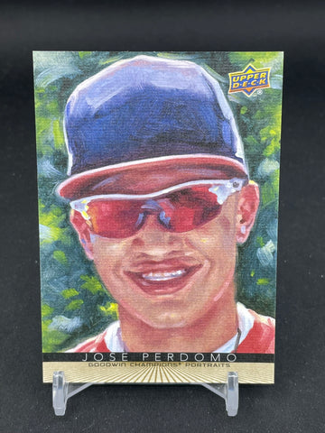 2022 UPPER DECK GOODWIN CHAMPIONS - PORTAITS - J. PERDOMO - #P-76