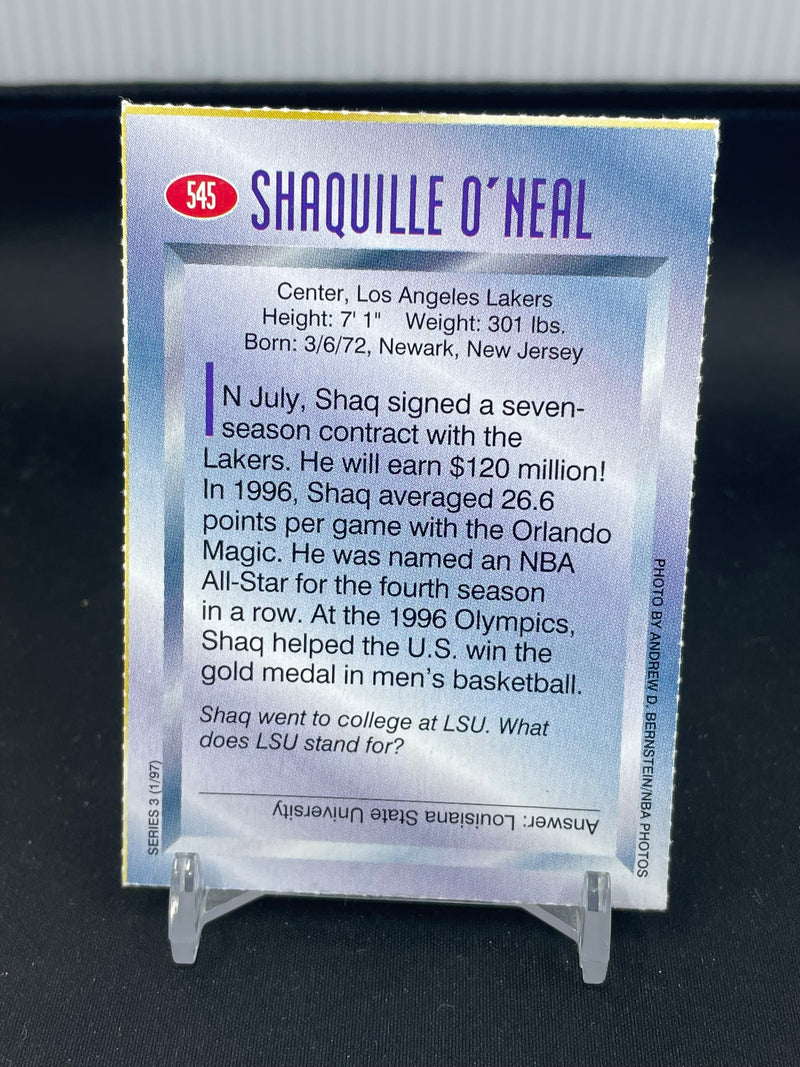 1997 SPORTS ILLUSTRATED FOR KIDS - S. O'NEAL -