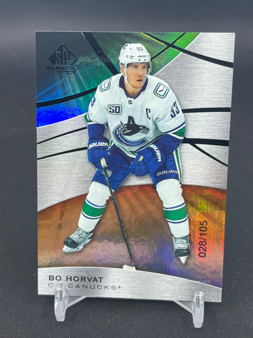2019 UPPER DECK SP GAME USED - ORANGE - B. HORVAT - #21 - #'D/105