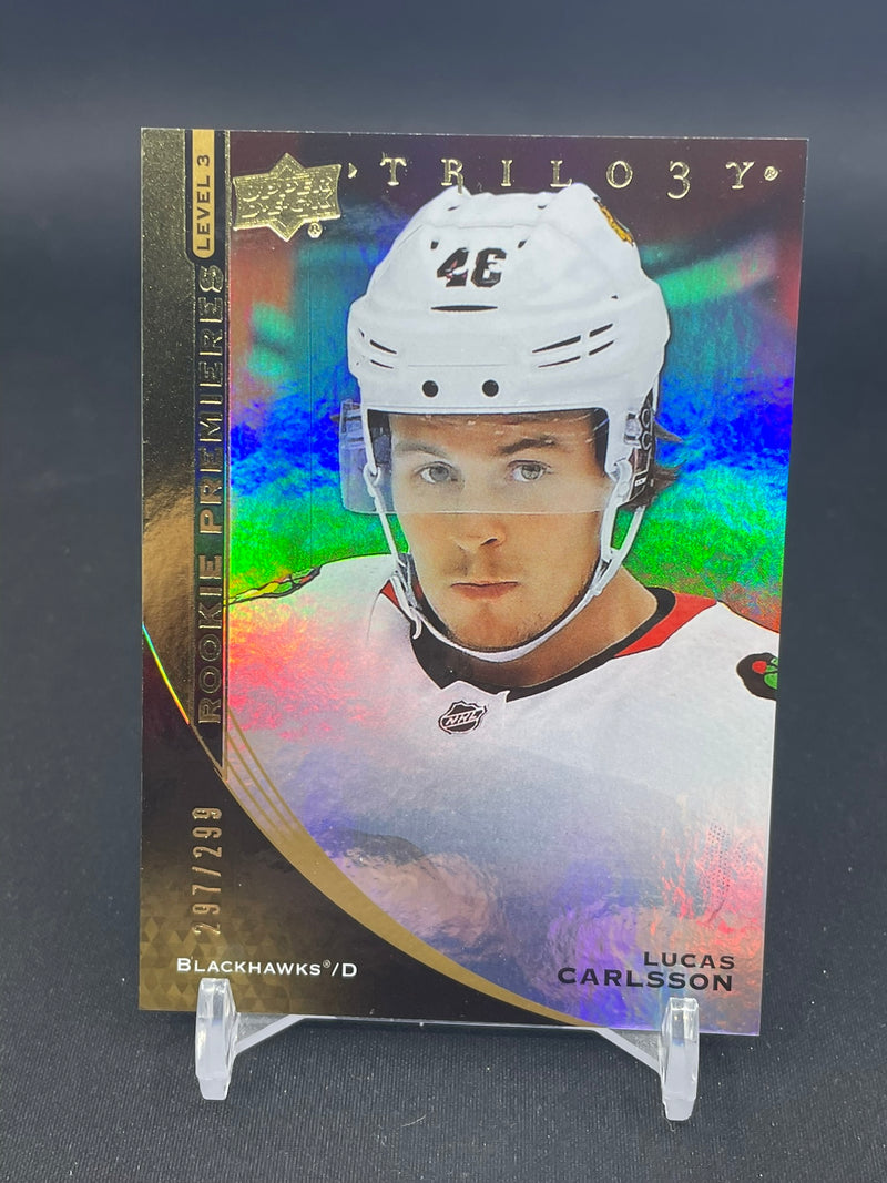 2020 UPPER DECK TRILOGY - LEVEL 3 ROOKIE PREMIERES - L. CARLSSON - #126 - #'D/299 - RC