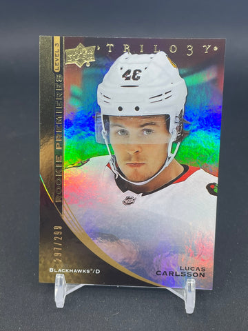 2020 UPPER DECK TRILOGY - LEVEL 3 ROOKIE PREMIERES - L. CARLSSON - #126 - #'D/299 - RC