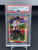 2022 TOPPS MERLIN CHROME - SPECKLE - J. BAKAYOKO - #108 - #'D/150 - PSA 9 - RC