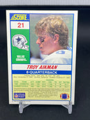 1990 SCORE - T. AIKMAN -