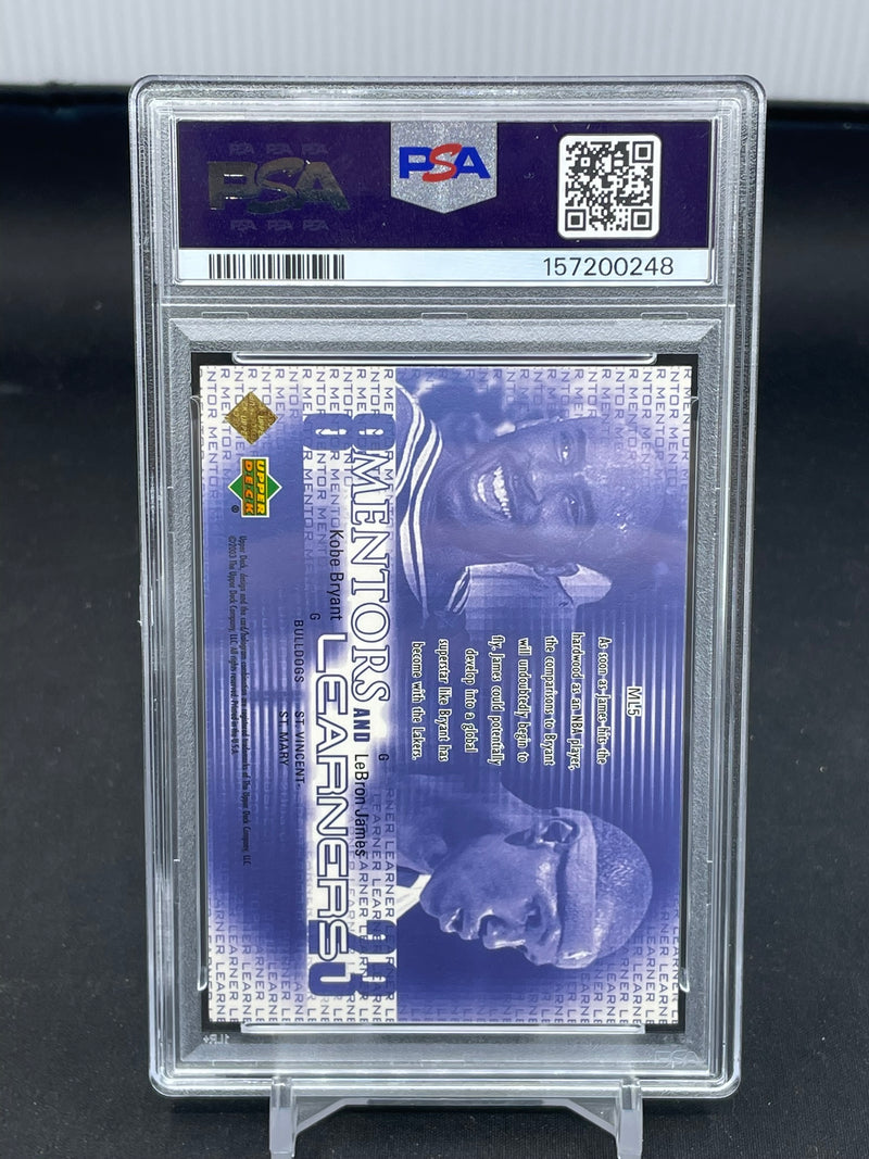 2003 UPPER DECK TOP PROSPECTS - MENTORS & LEARNERS - L. JAMES / K. BRYANT -