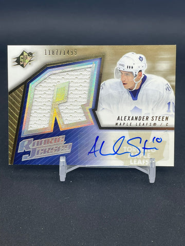 2005 UPPER DECK SPX - ROOKIE JERSEY - A. STEEN - #169 - #'D/1499 - RELIC - AUTOGRAPH - RC