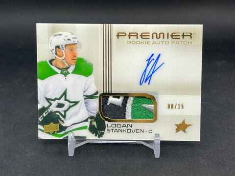 2024 UPPER DECK PREMIER - GOLD -  ROOKIE AUTO PATCH - L. STANKOVEN - #HR-LS - #'D/15 - RELIC - AUTOGRAPH - RC