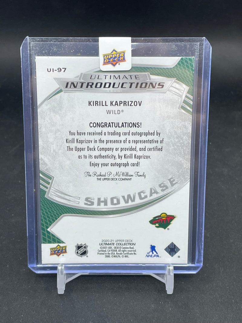 2020 UPPER DECK ULTIMATE - ULTIMATE INTRODUCTIONS SHOWCASE - K. KAPRIZOV -