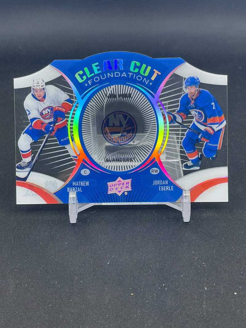 2018 UPPER DECK SERIES ONE - CLEAR CUT FOUNDATION - M. BARZAL / J. EBERLE -