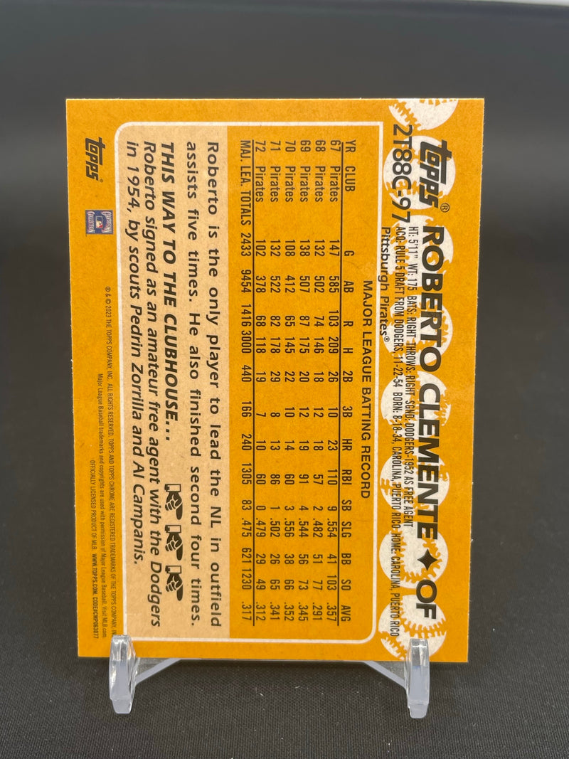 2023 TOPPS CHROME 35TH ANNIVERSARY - R. CLEMENTE -