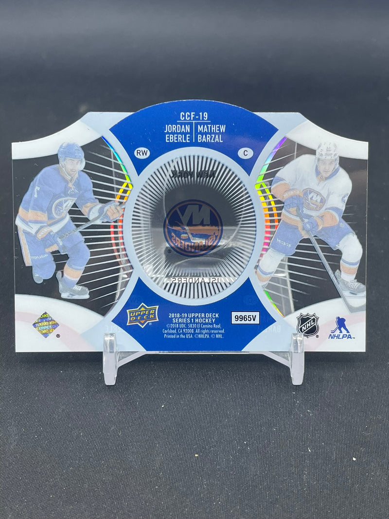 2018 UPPER DECK SERIES ONE - CLEAR CUT FOUNDATION - M. BARZAL / J. EBERLE -