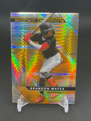 2022 UPPER DECK GOODWIN CHAMPIONS - ORANGE PRISM - B. MAYEA - #P24 - #'D/499