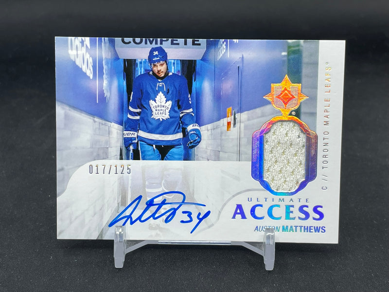2018 UPPER DECK ULTIMATE - ULTIMATE ACCESS - A. MATTHEWS - #UAA-AM - #'D/125 - RELIC - AUTOGRAPH