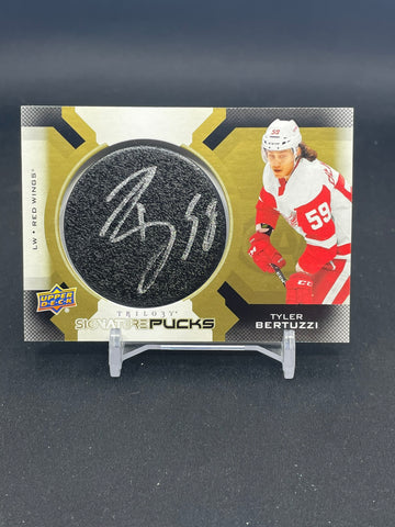 2019 UPPER DECK TRILOGY - SIGNATURE PUCKS - T. BERTUZZI - #SP-TB - AUTOGRAPH