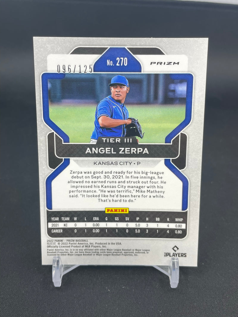 2022 PANINI PRIZM - NEON GREEN PRIZM - A. ZERPA - #270 - #'D/125 - RC