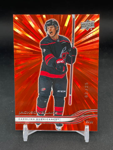 2025 UPPER DECK SERIES ONE - OUTBURST RED - J. BLAKE - #25 - #'D/25