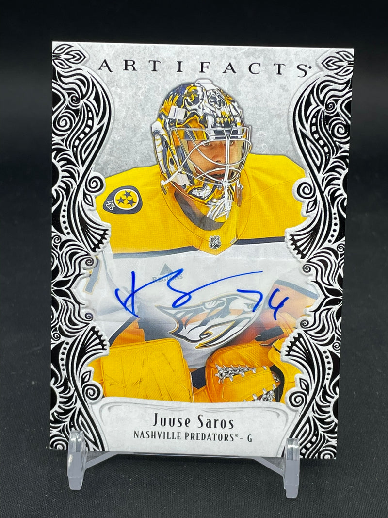 2025 UPPER DECK ARTIFACTS - BLACK AUTO - J. SAROS - #142 - #'D/5 - AUTOGRAPH