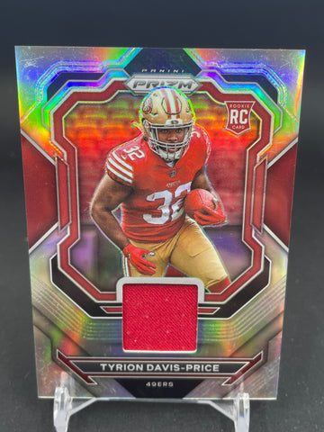 2022 PANINI PRIZM - SILVER PRIZM - T. DAVIS-PRICE - #PJ-TDP - RELIC - RC
