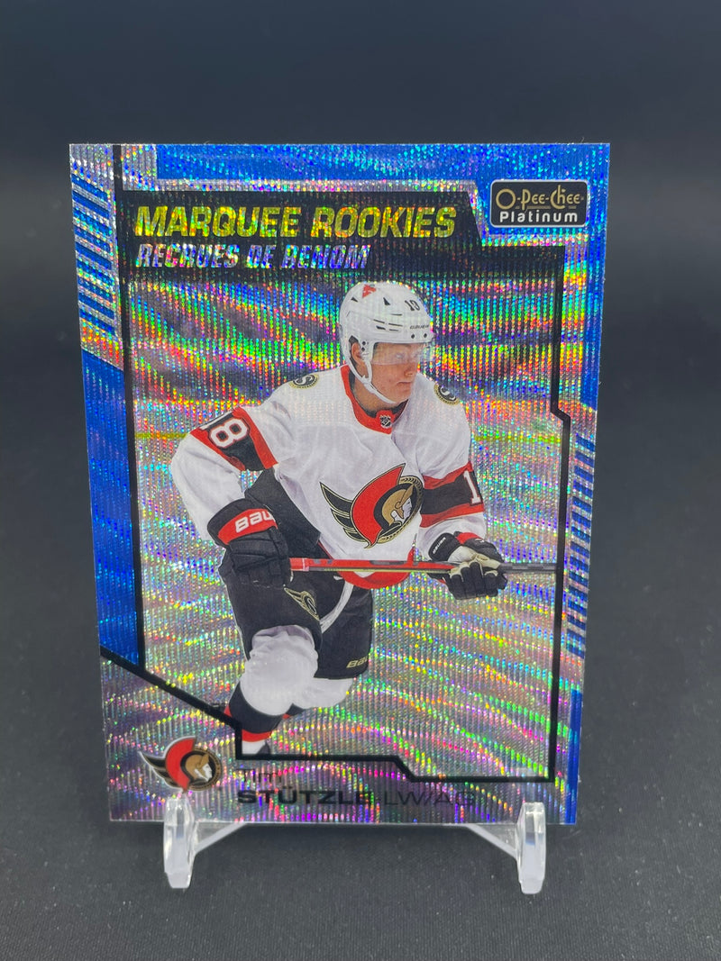 2020 UPPER DECK O-PEE-CHEE PLATINUM - BLUE SURGE - MARQUEE ROOKIES - T. STUTZLE -