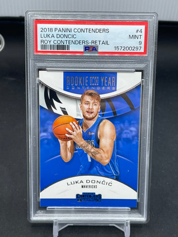 2018 PANINI CONTENDERS - ROY CONTENDERS RETAIL - L. DONCIC - #4 - PSA 9 - RC