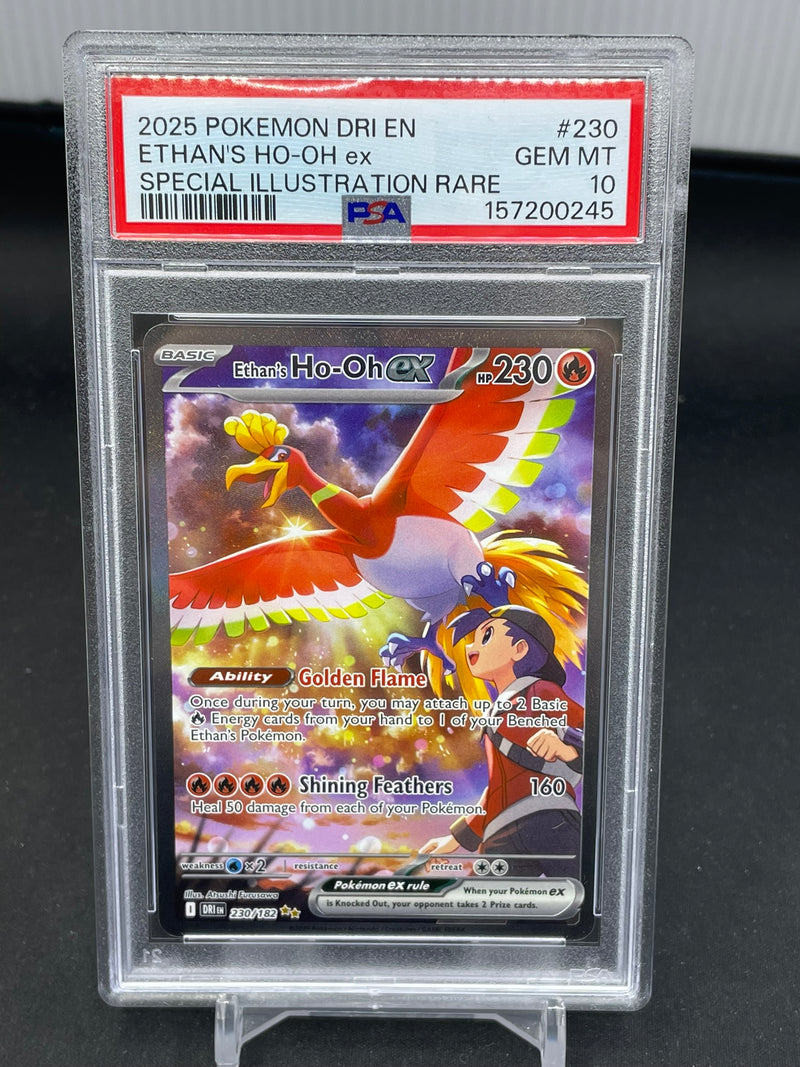 POKEMON - DESTINED RIVALS - ETHAN'S HO-OH EX - SIR -