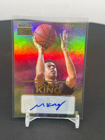 2021 UPPER DECK SKYBOX METAL UNIVERSE CHAMPIONS - SKYBOX PREMIUM - M. KING - #S-29 - AUTOGRAPH