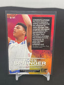 2021 UPPER DECK SKYBOX METAL UNIVERSE CHAMPIONS - J. SPRINGER -