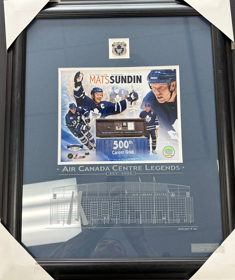 MATS SUNDIN AIR CANADA CENTRE LEGENDS 500TH CAREER GOAL - LIMITED EDITION