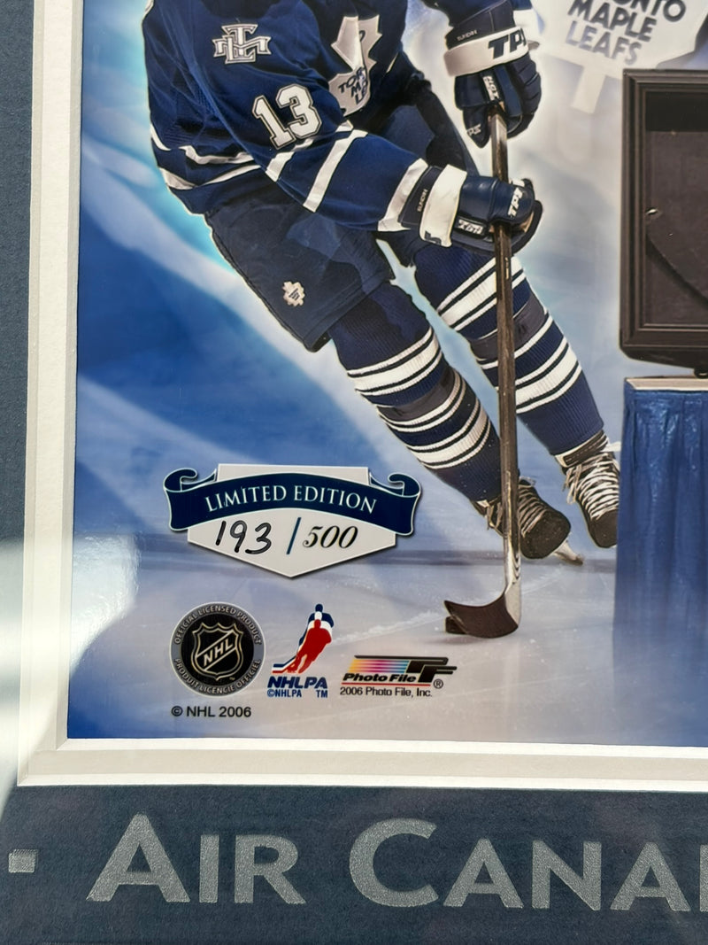 MATS SUNDIN AIR CANADA CENTRE LEGENDS 500TH CAREER GOAL - LIMITED EDITION