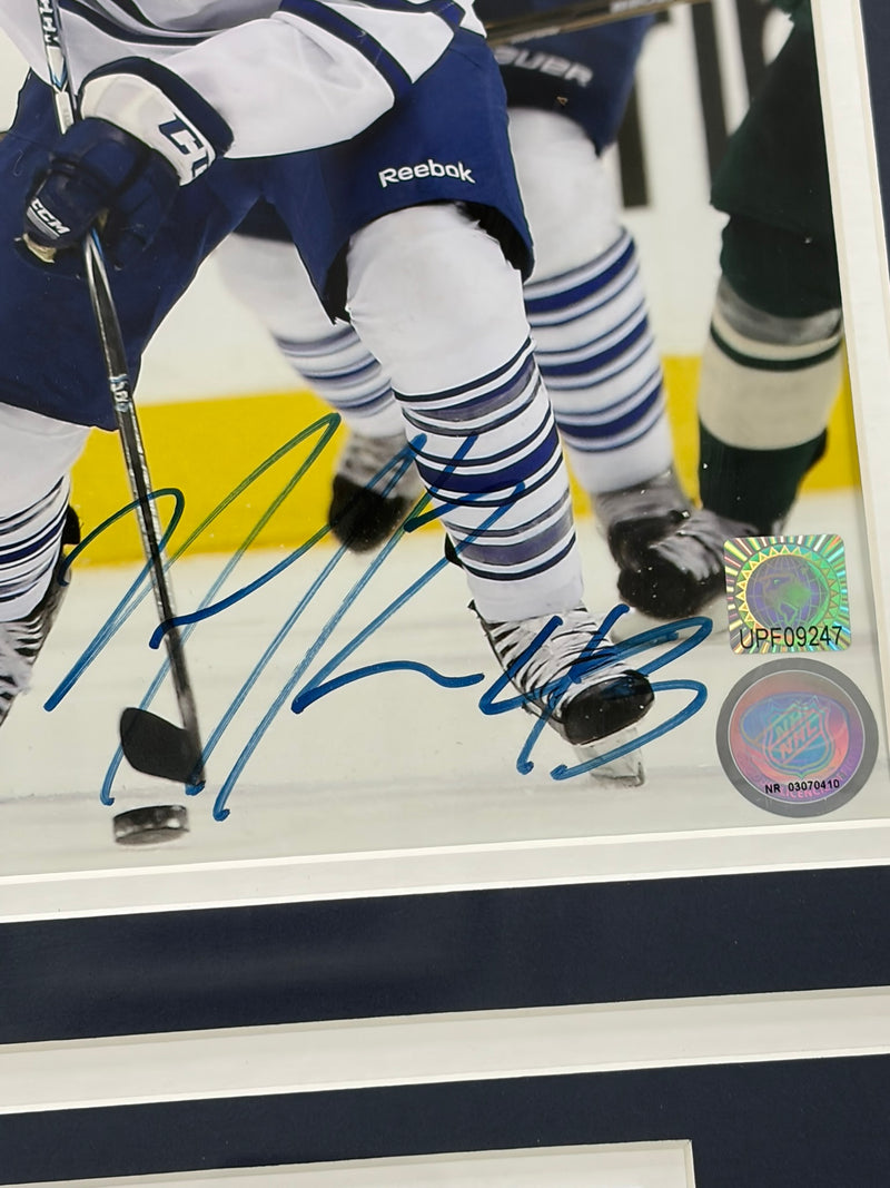 TORONTO MAPLE LEAFS NAZEM KADRI AUTOGRAPHED FRAMED PHOTO (SHIPPING NOT AVAILABLE)