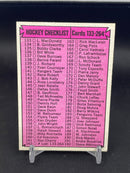1974 O-PEE-CHEE - CHECKLIST -