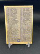 1974 O-PEE-CHEE - CHECKLIST -