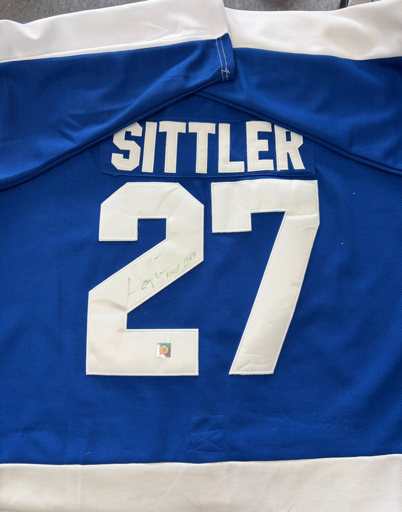 DARRYL SITTLER AUTOGRAPHED TORONTO MAPLE LEAFS JERSEY