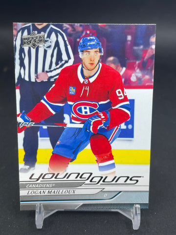 2024 UPPER DECK SERIES ONE - YOUNG GUNS - L. MAILLOUX - #239 - RC
