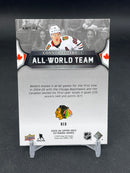 2025 UPPER DECK EXTENDED SERIES - RED - ALL-WORLD TEAM - C. BEDARD - #AWT-12 - #'D/199