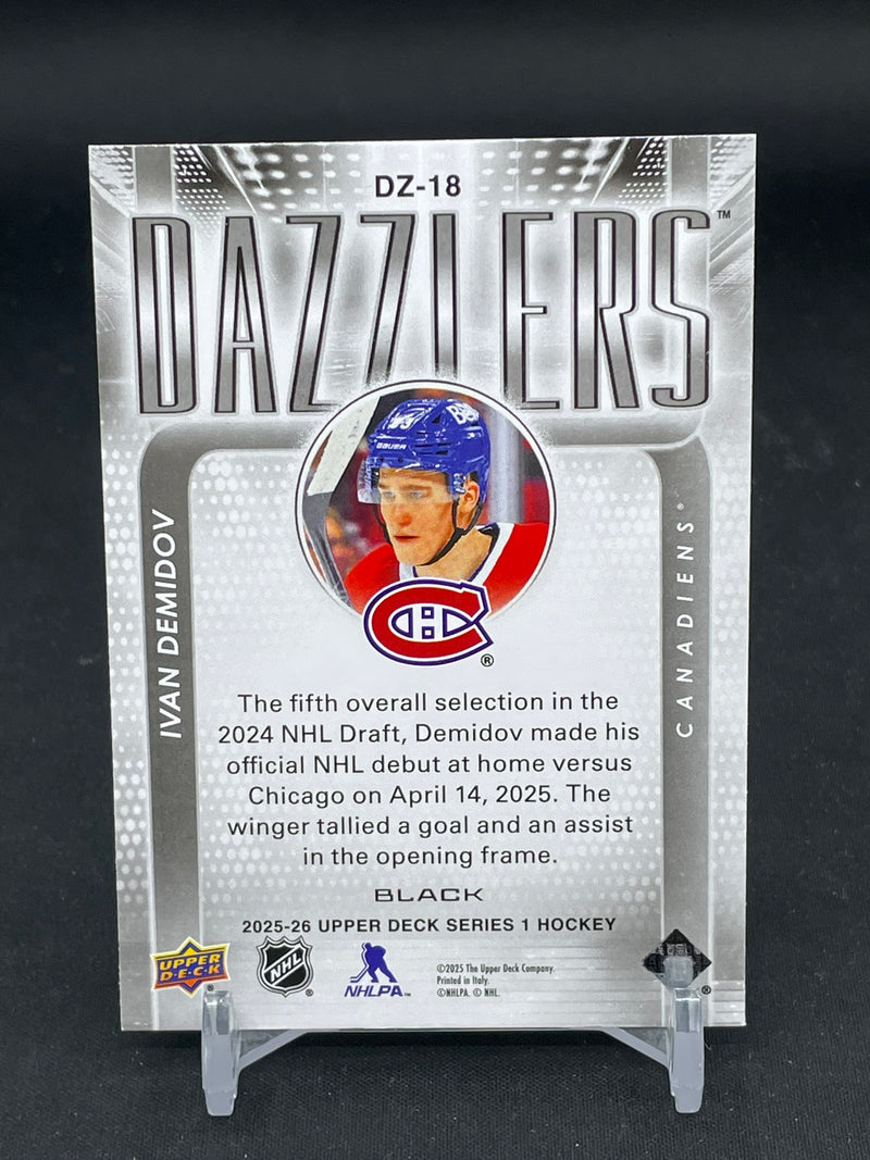 2025 UPPER DECK SERIES ONE - BLACK - DAZZLERS - I. DEMIDOV -