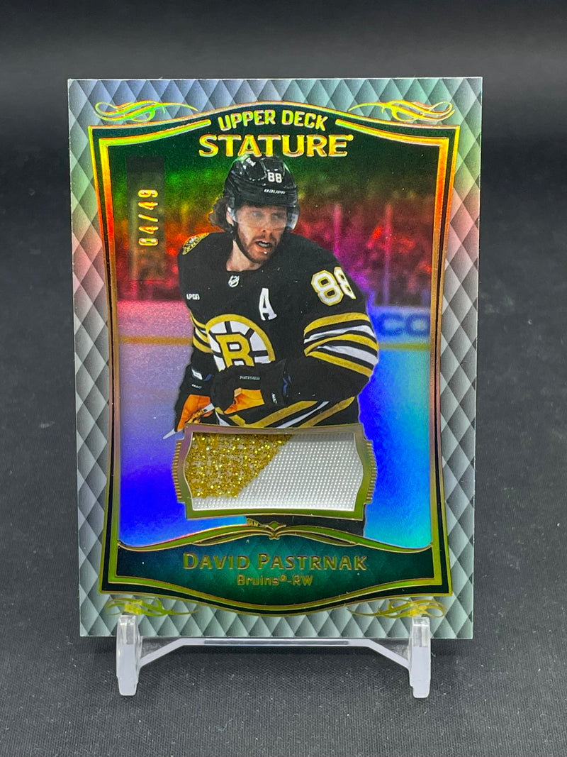 2023 UPPER DECK STATURE - PATCH - D. PASTRNAK - #3 - #'D/49 - RELIC
