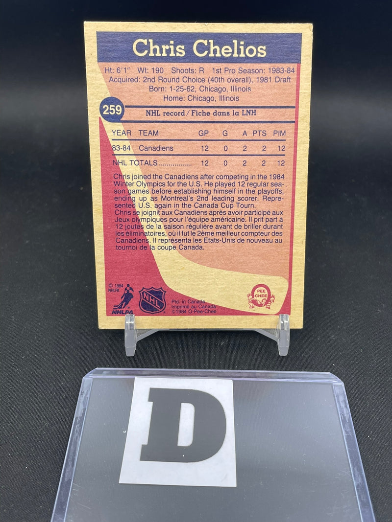 1984 O-PEE-CHEE - C. CHELIOS -