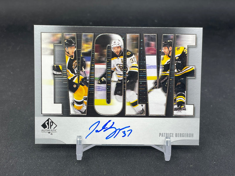 2023 UPPER DECK SP AUTHENTIC - EVOLVE - P. BERGERON -