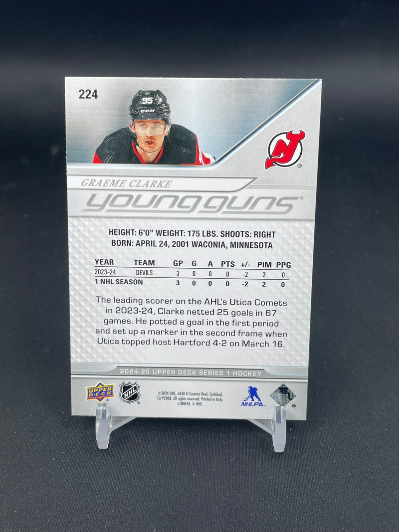 2024 UPPER DECK SERIES ONE - YOUNG GUNS - G. CLARKE -