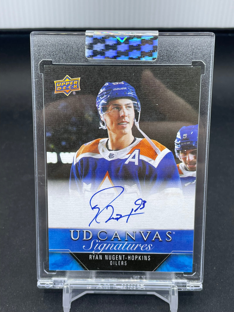 2023 UPPER DECK CLEAR CUT - UD CANVAS SIGNATURES - R. NUGENT-HOPKINS -
